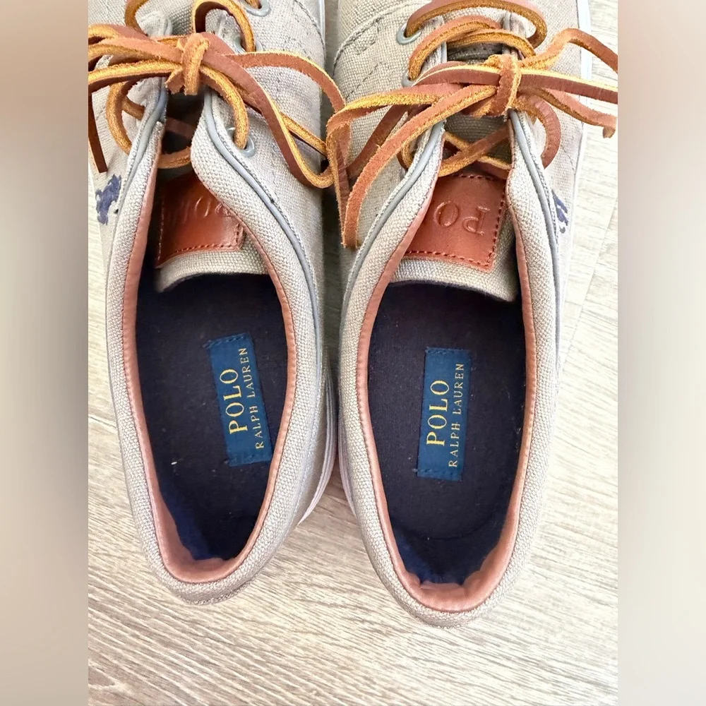 Polo Ralph Lauren Faxon Low Canvas Sneakers - Men's Size 11.5 D